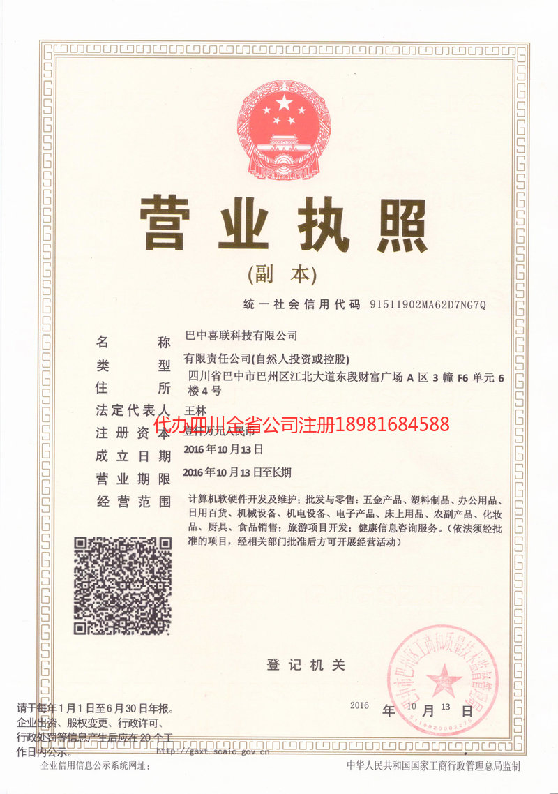 攀枝花市攀枝花市喜联科技有限公司